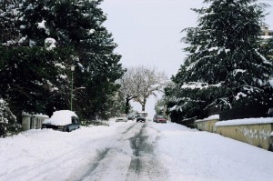 Nevicata a Roma 3°